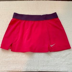 Nike Dri Fit Tennis Skirt Hot Pink/Purple M